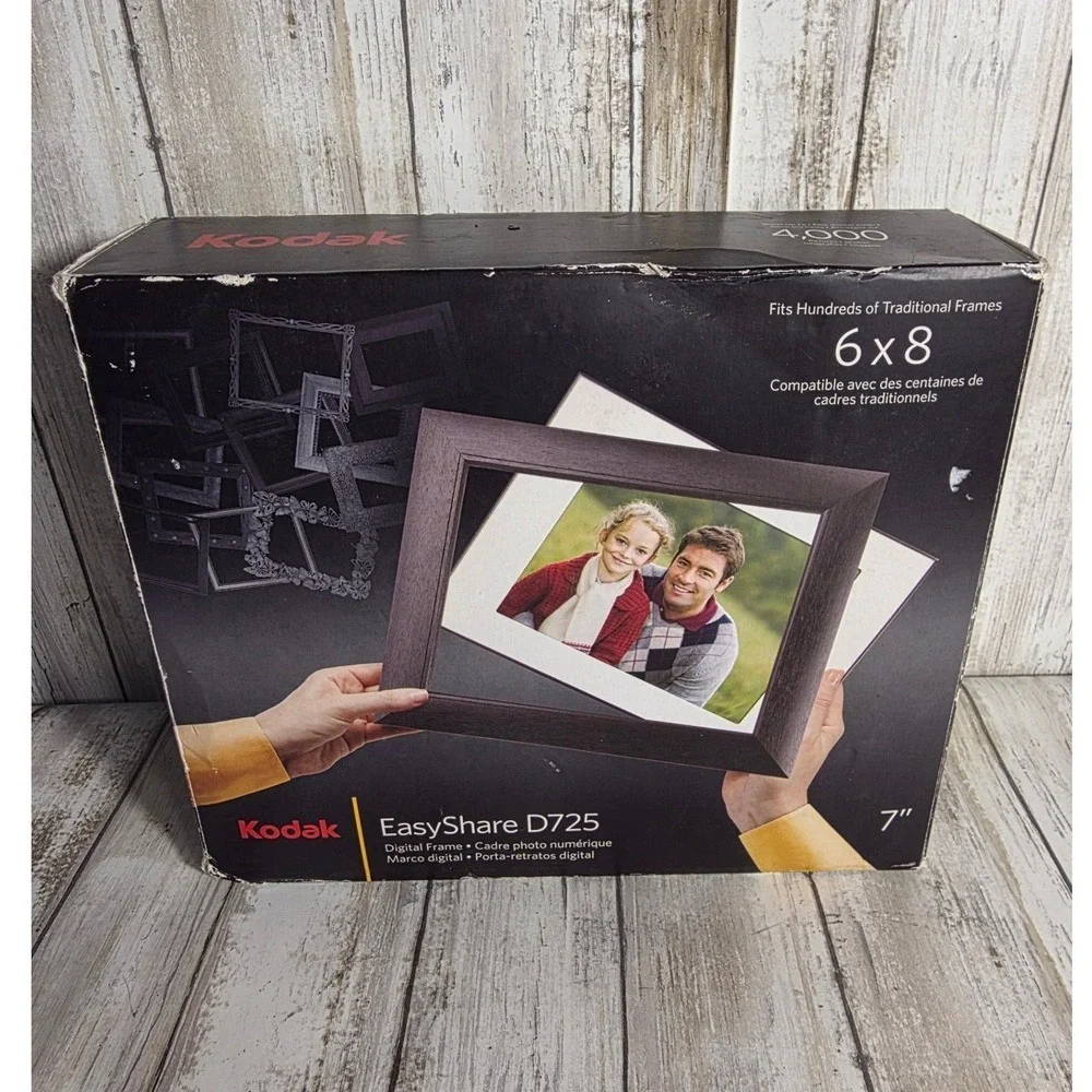Kodak EasyShare D725 7 Inch Digital Photo Frame 4000 Storage